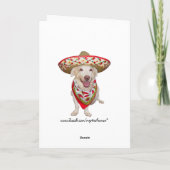 キャッおもしろいトスペインのバレンタイン シーズンカード (裏面)