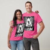 キャッおもしろいトセルフィー飛んでいるエイリアンUfo誘拐Bighoge Tシャツ (ユニセックス)