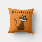 「キャッおもしろいトデザイン」装飾用クッション クッション (正面)