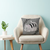 「キャッおもしろいトデザイン」装飾用クッション クッション (椅子)