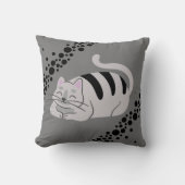 「キャッおもしろいトデザイン」装飾用クッション クッション (正面)