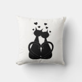 「キャッおもしろいトデザイン」装飾用クッション クッション (正面)