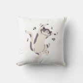 「キャッおもしろいトデザイン」装飾用クッション クッション (正面)