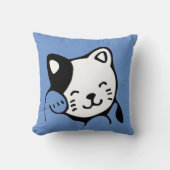 「キャッおもしろいトデザイン」装飾用クッション クッション (正面)