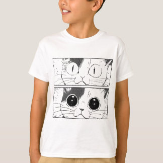 キャッおもしろいトデザイン Tシャツ