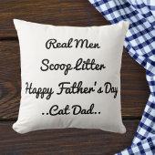 キャッおもしろいトパパ父の日ギフト白黒トレンディー クッション