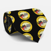 キャッおもしろいトパンクロック音楽ラブエレクトリックギタークール ネクタイ (ロール)