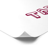 キャッおもしろいトプンイラストレーション ポスター (角)