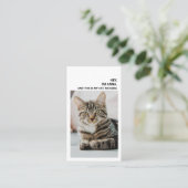 キャッおもしろいトプンデートすること名刺 コーリングカード (スタンド正面)