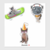 キャッおもしろいトミーム シール (シート)