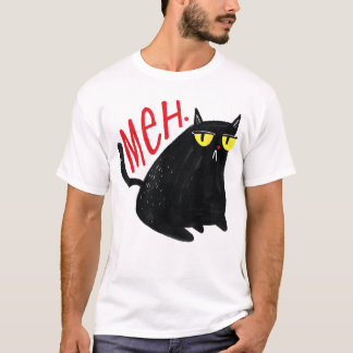 キャッおもしろいトメオウ黒猫の女男性へのプレゼント Tシャツ