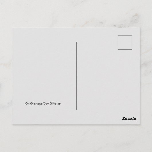 キャッおもしろいト文字 ポストカード (裏面)