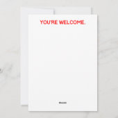 キャッおもしろいト食べ・サンタリスいけなト・クリスマス シーズンカード (裏面)