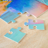 キャッおもしろいト675ビーチ ジグソーパズル (側面)