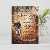 キャッおもしろいト・アンド・カクテルハローウィンパーティ 招待状 (スタンド正面)