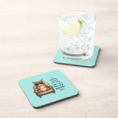 キャッおもしろいト – キャットボス懸命プラスチックコースター コースター (右側)