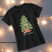 キャッおもしろいメリーナップ!猫好き休日 Tシャツ