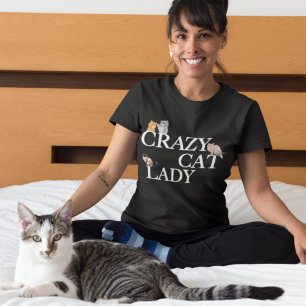 キャッおもしろい熱狂するト・レディ・ウィメンズ Tシャツ