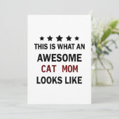 キャッおもしろい素晴らしトママ/猫好きトレンディー シーズンカード (スタンド正面)