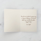 キャッお気に入りのト熱狂するレディーカワイイ&おもしろいBFF誕生日 カード (内部)