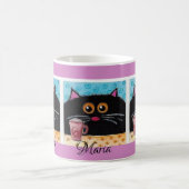 キャッお洒落トマグ コーヒーマグカップ (中央)