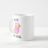 キャッお洒落ト コーヒーマグカップ (正面左)