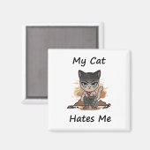 キャッお洒落ト マグネット (正面/裏面)