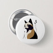 キャッお洒落ト 缶バッジ (正面&裏面)