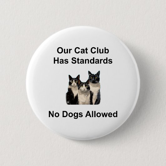 キャッお洒落ト 缶バッジ (正面)