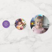 キャッかわいらしプケーキ付きアニメ誕生日 コンフェッティ (裏面)