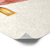 キャッすごいクールトレディお尻タイポグラフィペルシャ猫 ポスター (角)