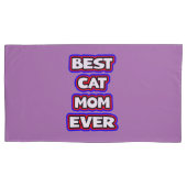 キャッはっきりした最高のトママエバーおもしろいタイポグラフィ 枕カバー (正面左)