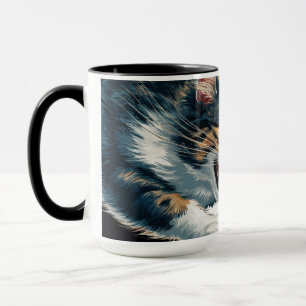 キャッよくはしゃぐトとマウスコーヒーマグ マグカップ