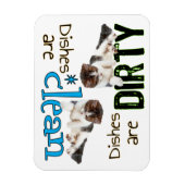 キャッよくはしゃぐト矩形食洗機磁石 マグネット (縦)