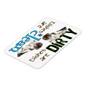 キャッよくはしゃぐト矩形食洗機磁石 マグネット (左側)