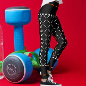 キャッエレガントトマームおもしろい白黒パーソナライズされた レギンス