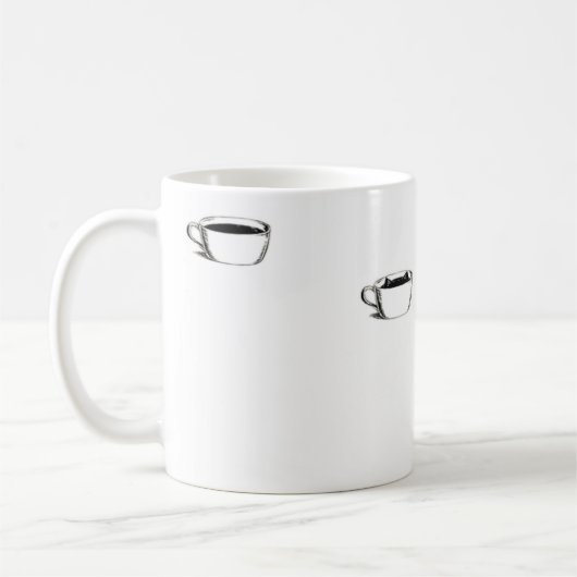 キャッカスタマイズクマグ コーヒーマグカップ (左)