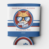 キャッカッコいいおもしろいトクーラーボックス 缶クーラー (正面)