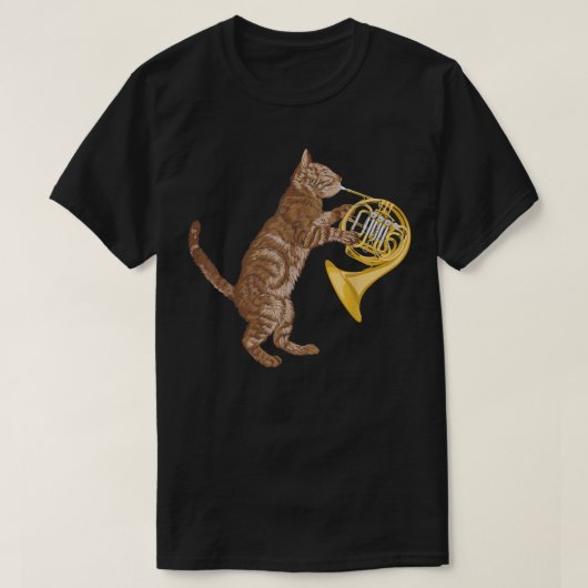キャッカッコいいツ遊ホーフランスのンミュージシャンオーケストラMu Tシャツ (デザイン正面)