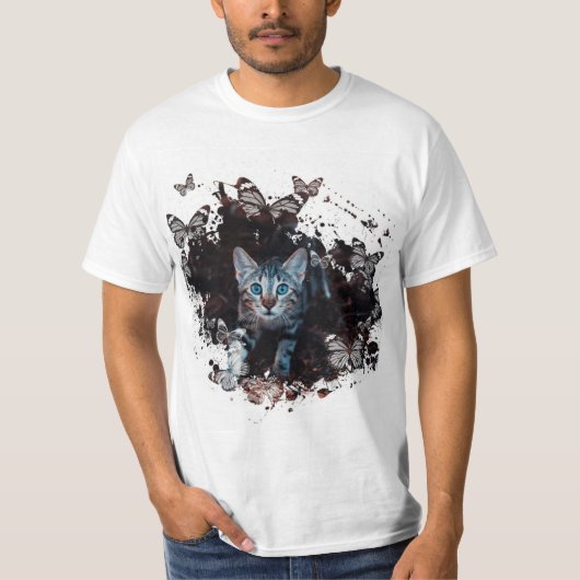 キャッカッコいいトデザイン Tシャツ (正面)