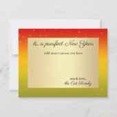 キャッカラフルおもしろいトカマス年賀状 シーズンカード (裏面)