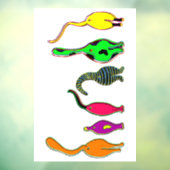 キャッカラフルトお尻 ウィンドウサイン (シート3)