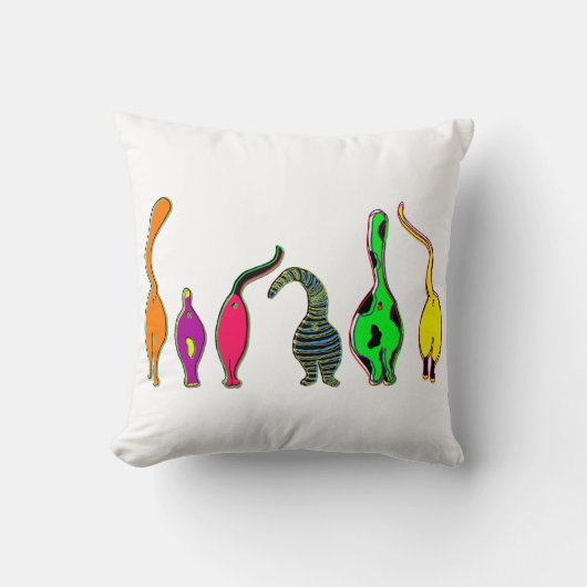 キャッカラフルトお尻 クッション (正面)