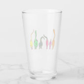 キャッカラフルトお尻 タンブラーグラス (裏面)