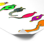 キャッカラフルトお尻 フォトプリント            (角)