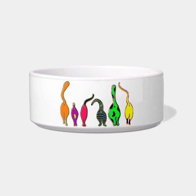 キャッカラフルトお尻 ボウル (正面)