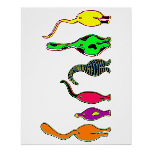 キャッカラフルトお尻 ポスター (正面)