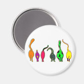 キャッカラフルトお尻 マグネット (正面/裏面)