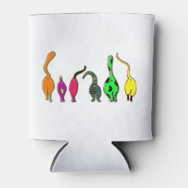 キャッカラフルトお尻 缶クーラー