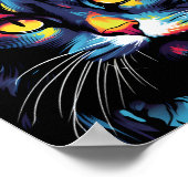 キャッカラフルトイラストレーション ポスター (角)